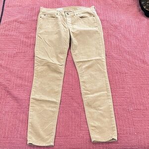 GAP corduroy women’s size 27R (regular)  corduroy legging jeans